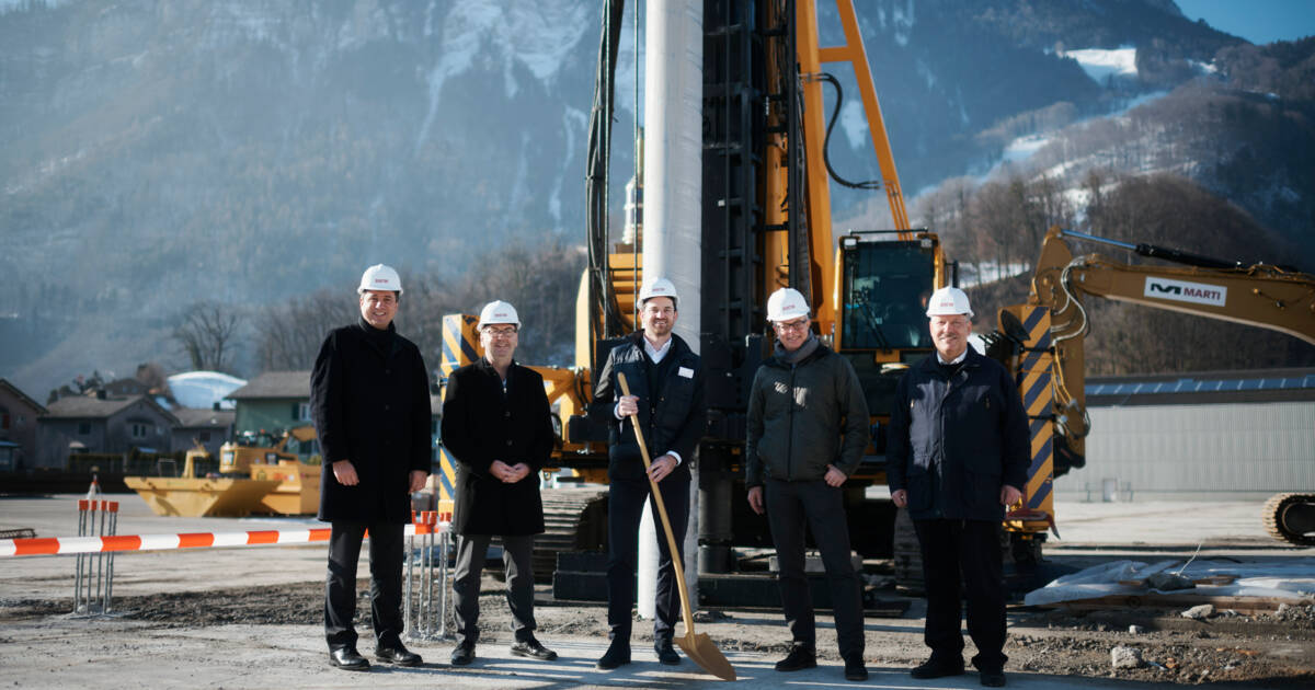 News_LOCAL_14012022 Construction of a new production hall - Swisspearl